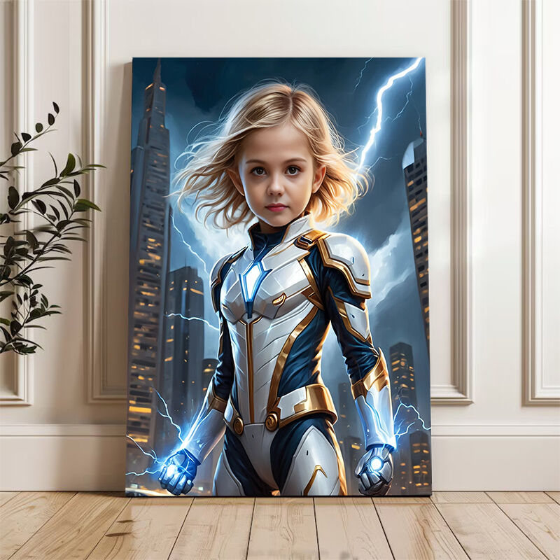 Personalized Magic Portraits with Custom Face Swap Stylish Gift for Kids