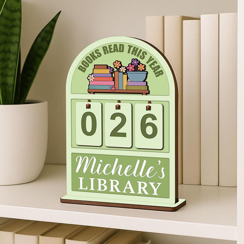 Personalized Name Book Tracker Bookish Decor Perfect Gift for Kids