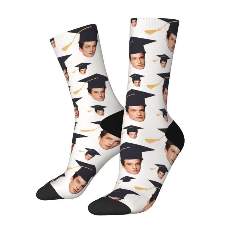 Kundenspezifische Gesicht Socken mehrere Farben beste Abschluss Geschenk für Freunde