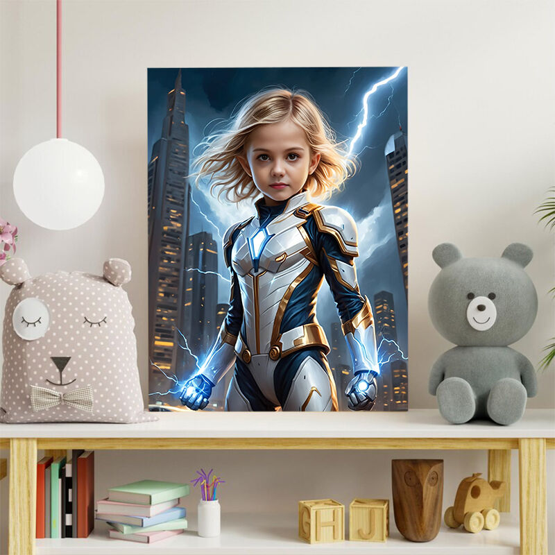 Personalized Magic Portraits with Custom Face Swap Stylish Gift for Kids