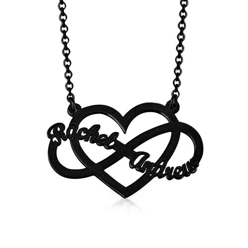 "You Are My Sun" Heart Infinity Engraved Necklace