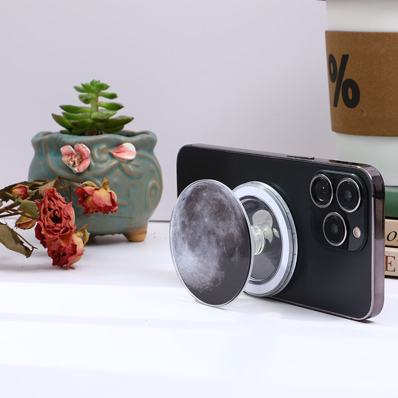 月球 写真 スマホ グリップ アクリル スマホスタンド アクセサリー オリジナル