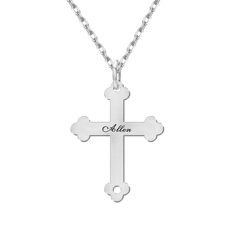 "Remedy For Love" Personalized Cross Necklace