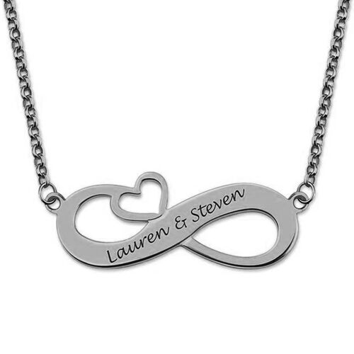 "Per Il Mio Amore" Collana Personalizzata Con Infinito