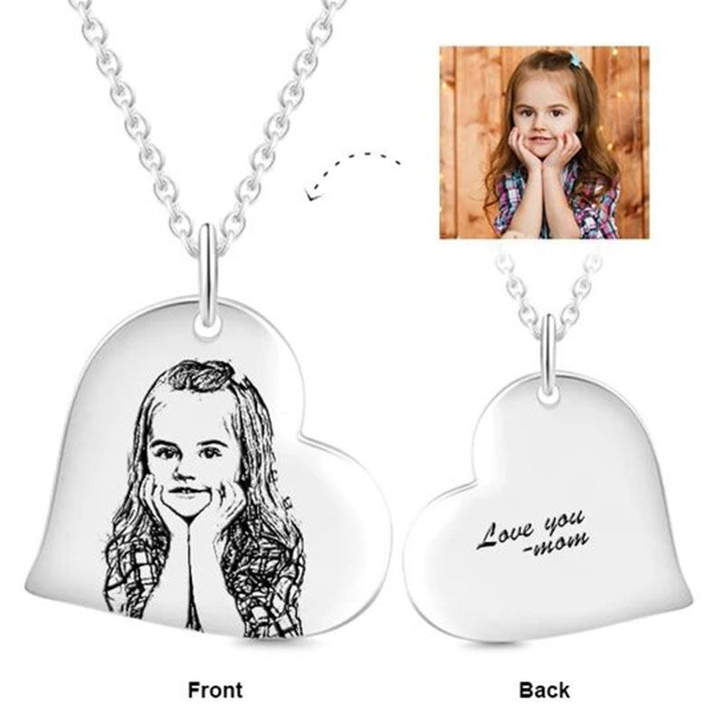 "Never Dims" Personalized Photo Necklace