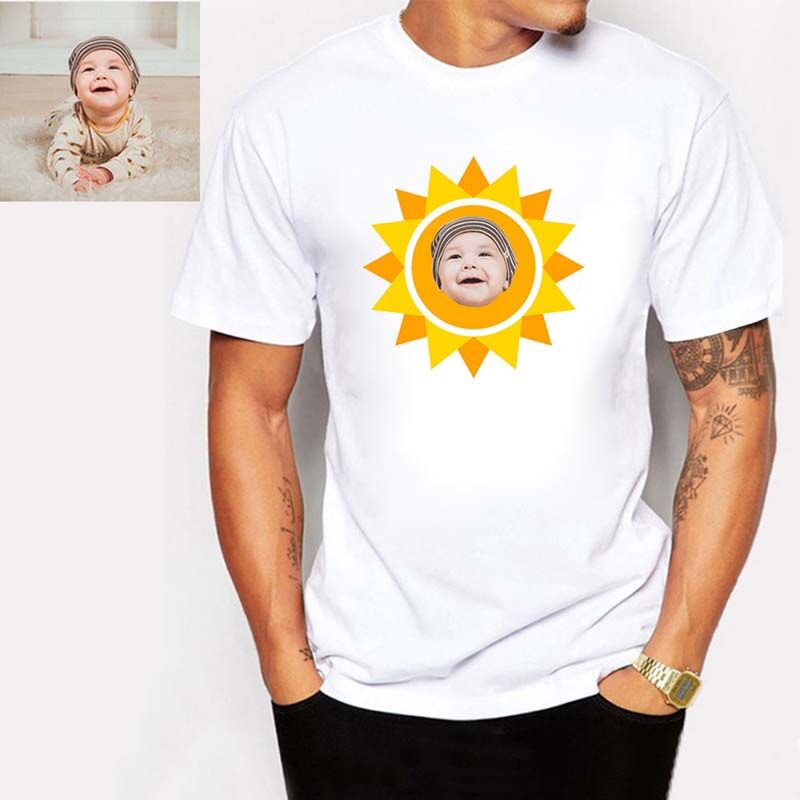 Custom Sun Photo T-Shirt
