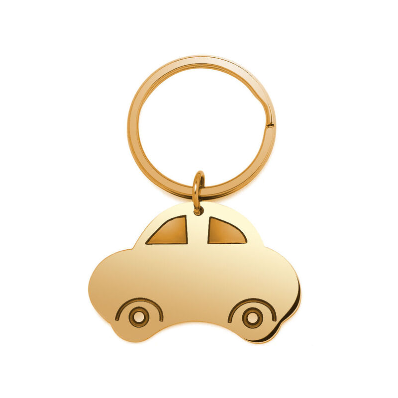 Personalized lettering Car Keychain Gift