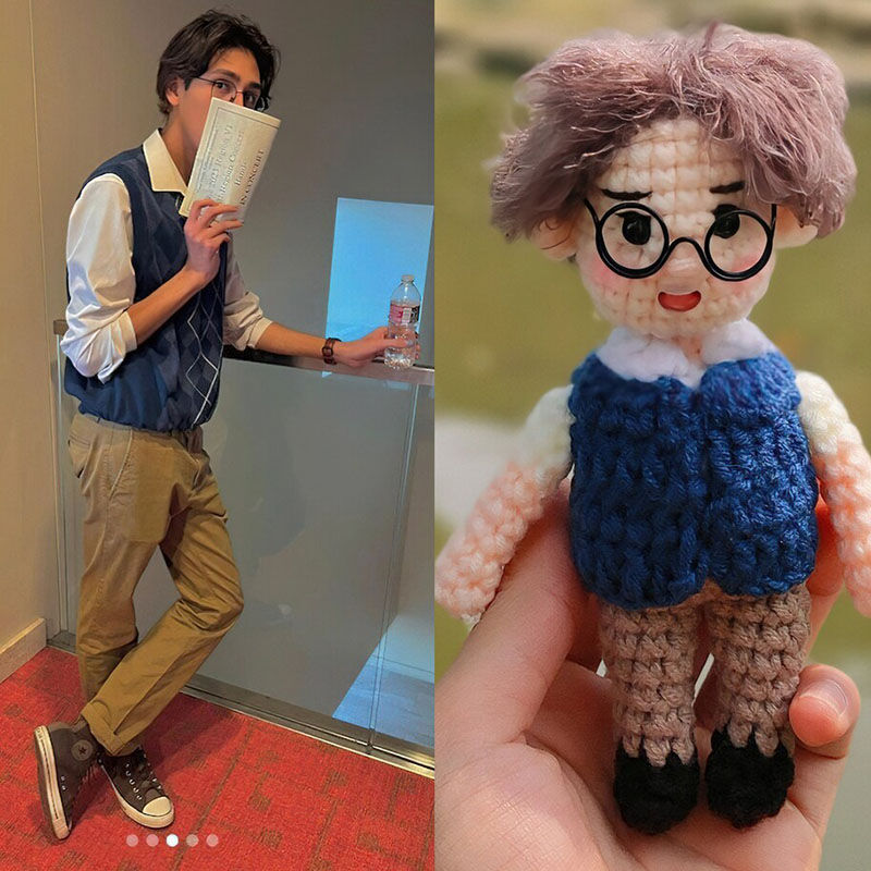 Personalized Handmade Full Body Woolen Doll For Men