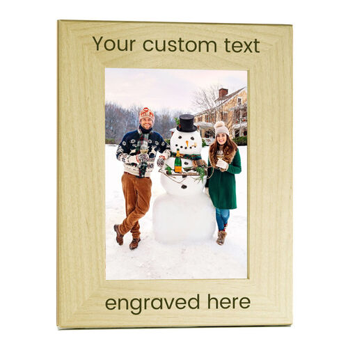 Custom Engraved Photo Frames Gift for Christmas