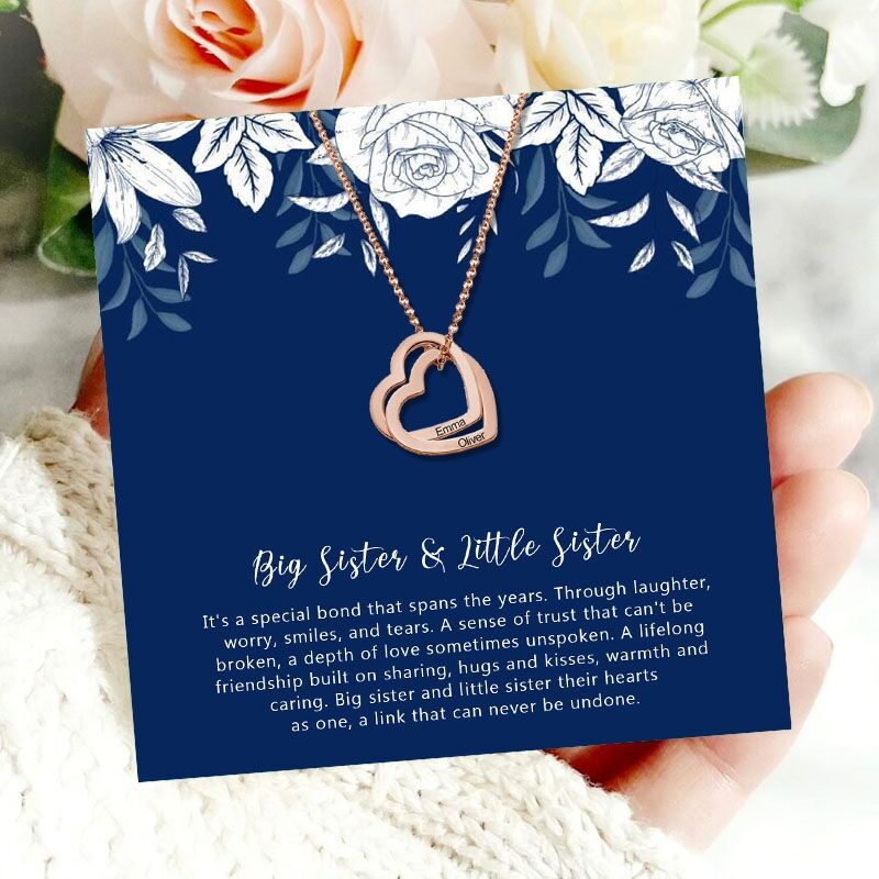 Personalized Name Necklace Beautiful Gift "A Sense of Trust That Can't Be Broken"