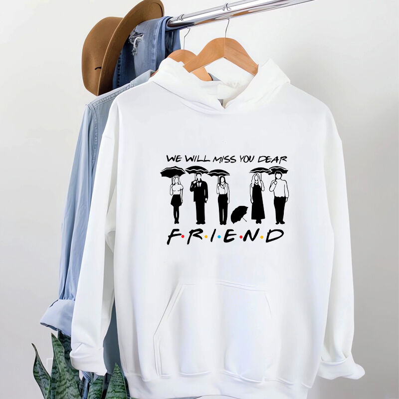 Personalized Hoodie Matthew Perry We Will Miss You Dear Chandler Bing Gift for Friends