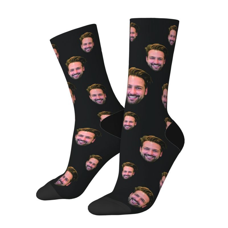 Customized Face Socks Simple Style Personalized Socks for Him