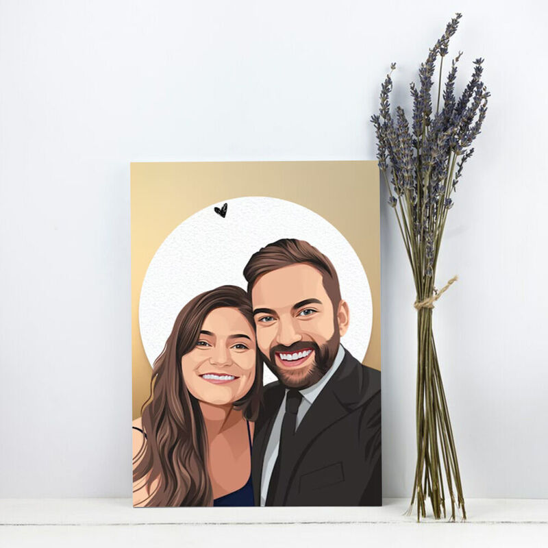 Personalized Picture Canvas Wall Art Unique Style Gift for Family