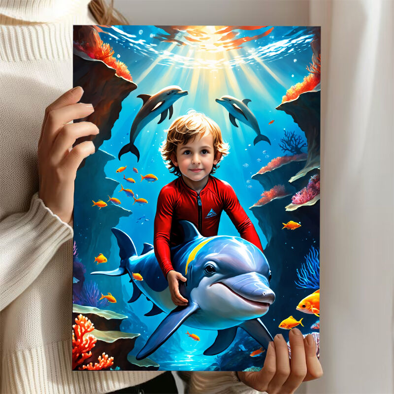 Personalized Portraits with Custom Face Swap Funny Gift for Kids