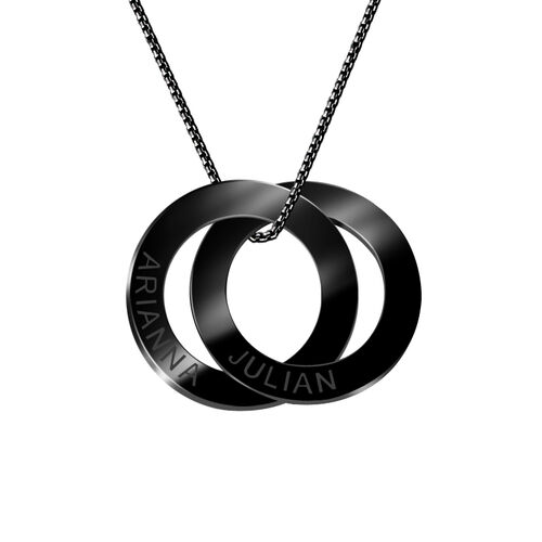 "Unser Schicksal" personalisierte Kreis Halskette