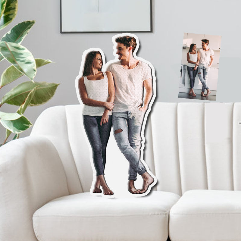 Custom Full Body Pillow 3D Portrait Personalized Photo Pillow Funny Gift for Couple