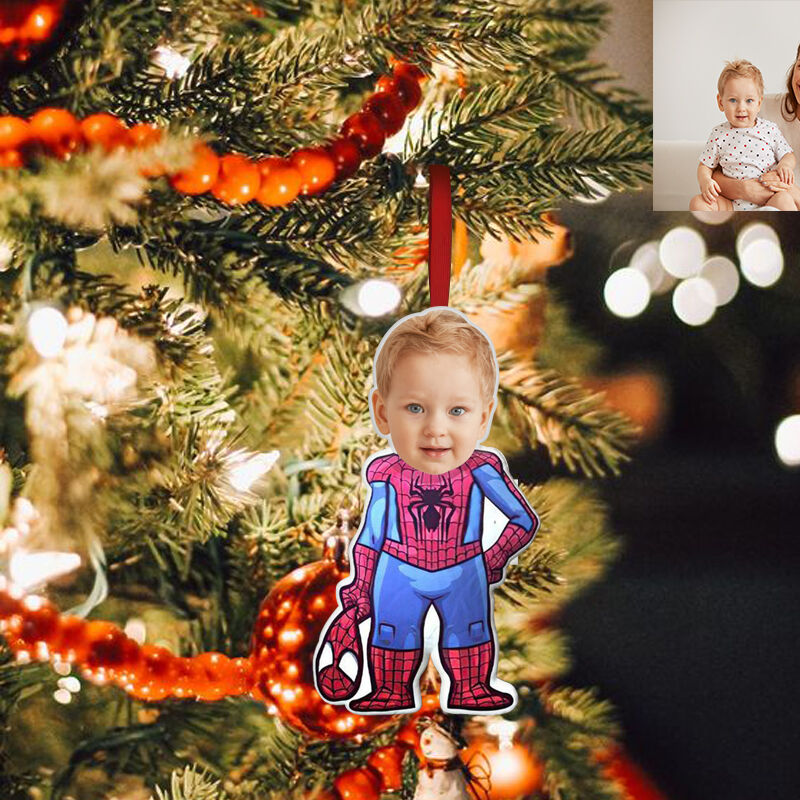Personalized Christmas Decoration Custom Face Photo Funny Gifts For Kids