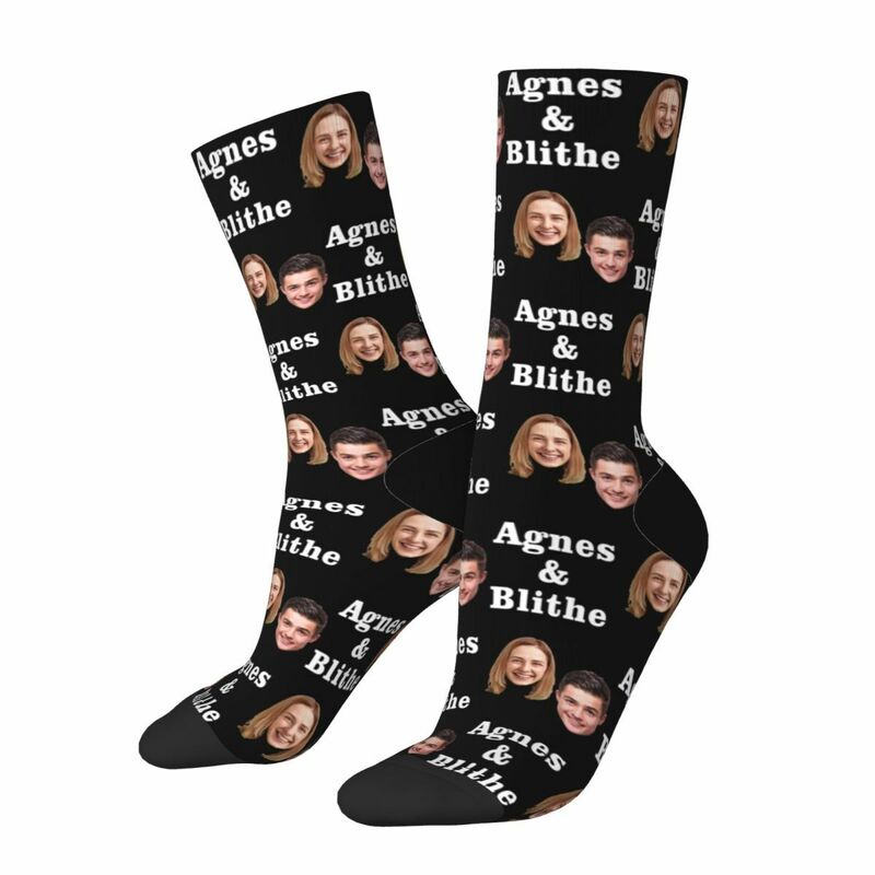 Personalized Face Socks Can be Added with Photos and Text as a Gift for Couples