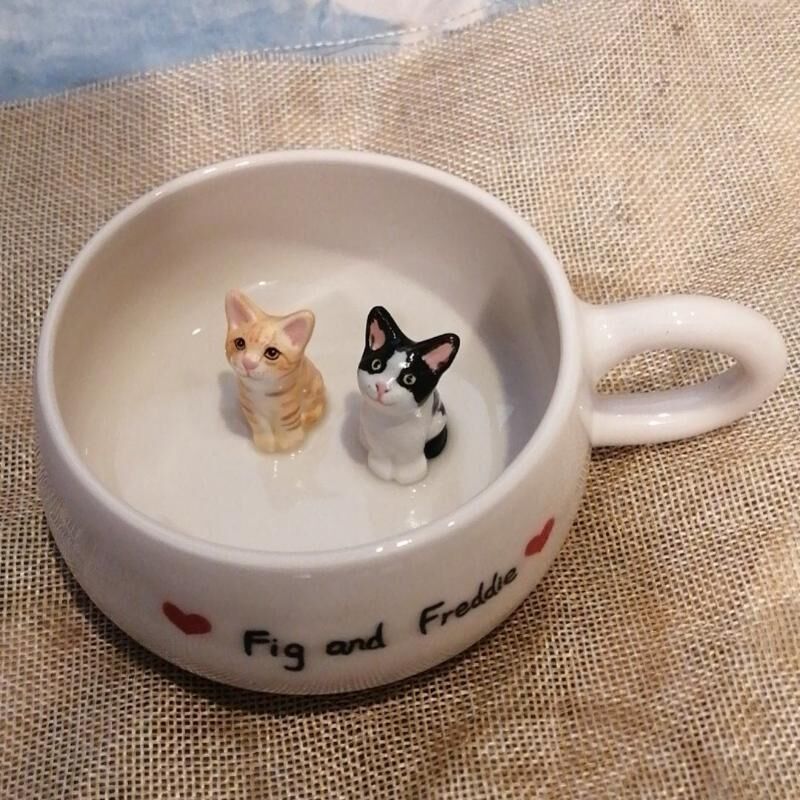 Personalized Ceramic Handmade Pet Mug Funny Gift for Pet Lovers