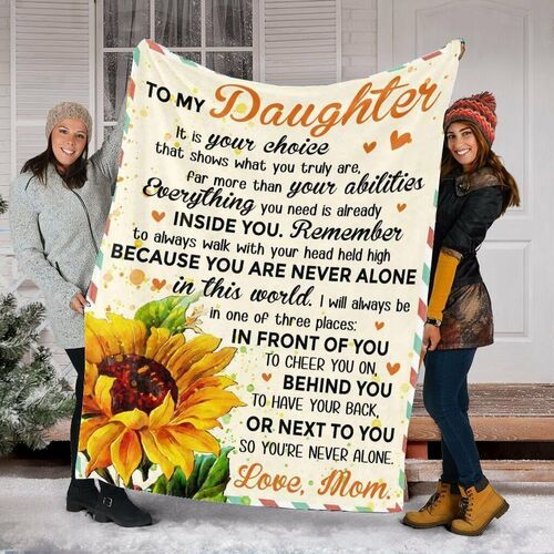 I'm a Lover Family Love Letter Blanket for Mom's Daughter