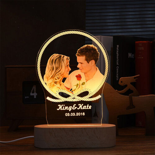 Personalized Couple Photo 3D led night light