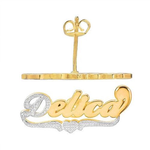 Personalized Name Earrings for Women