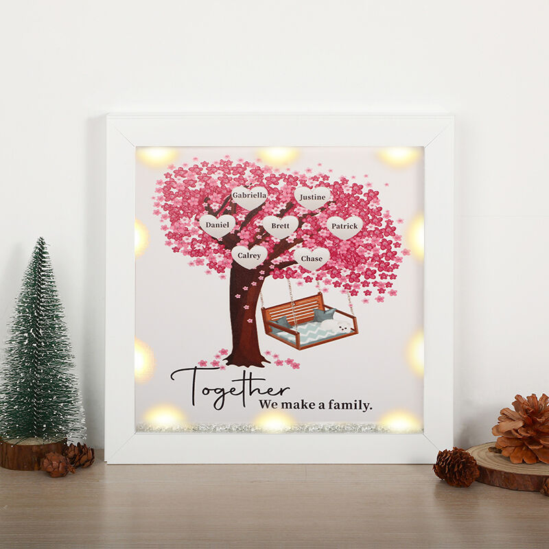 Personalized Family Tree Frame With Custom Name