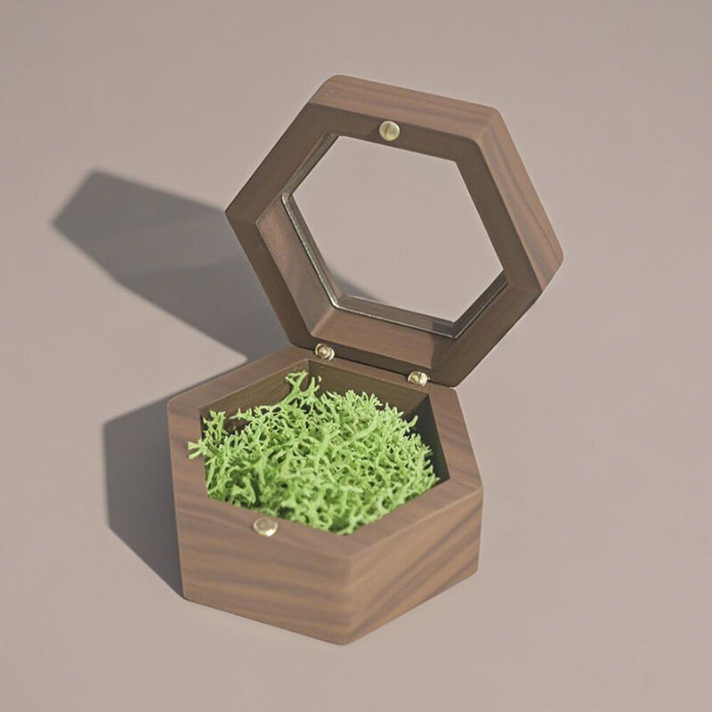 Personalized Wooden Wedding Ring Box Engagement Ring Box Anniversary Gifts for Her