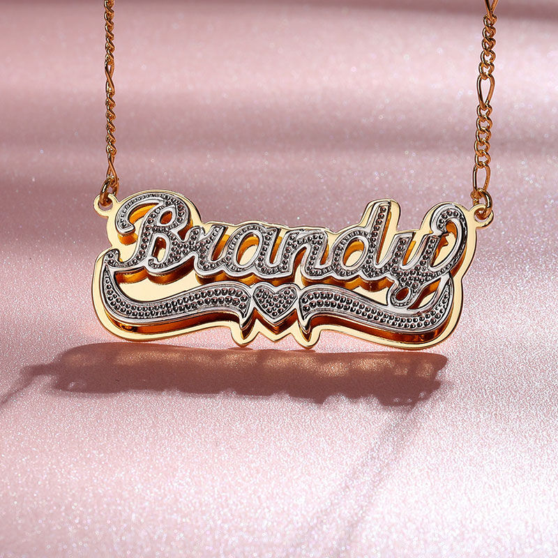 "First Step" Personalized Name Necklace