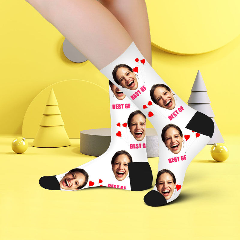 Calcetines Personalizados con Imagen de Rostro Impresos con para Novia