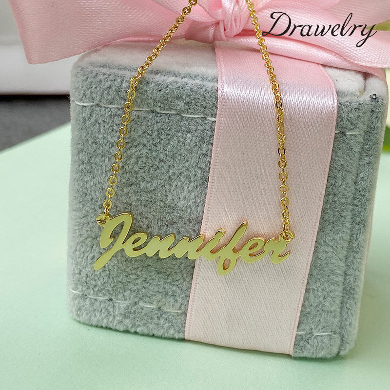 "You Are The One" Classic Personalized Name Necklace