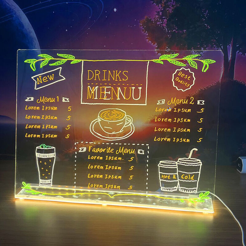 DIY Night Light Drawing Board Interesting Gift for Kids