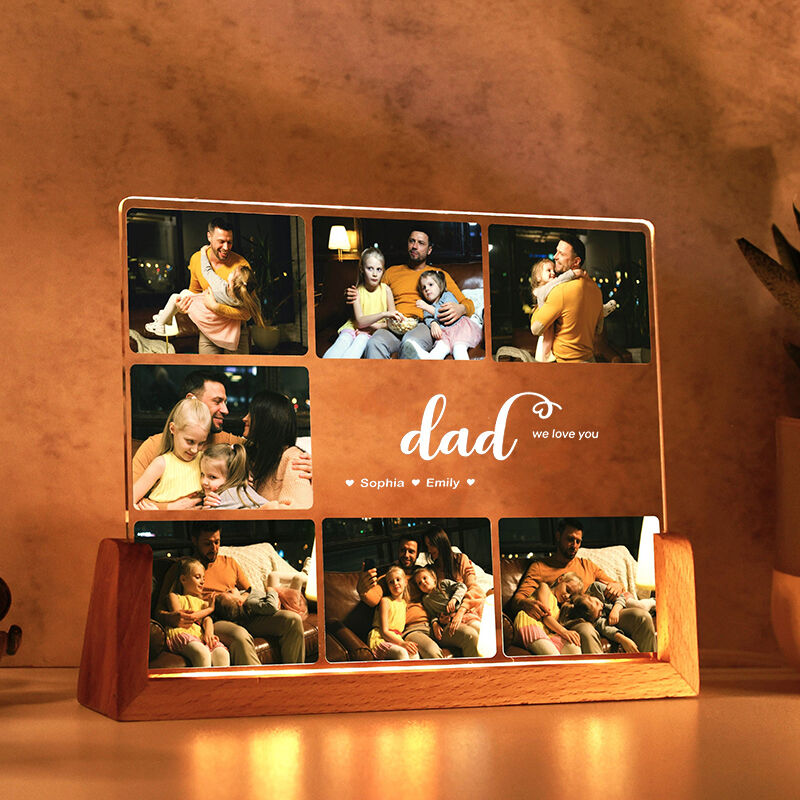 Personalized Picture Night Light Best Gift for Parents