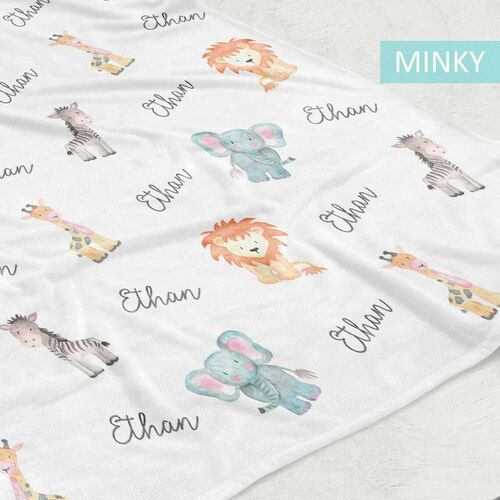 Personalized Name with Cartoon Animal Pattern Gifts for Kids