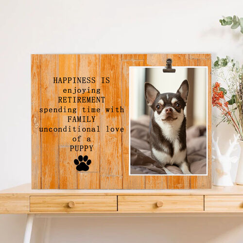 Personalisierter Erinnerung Fotorahmen Hund Gedenk Geschenk für Tierliebhaber