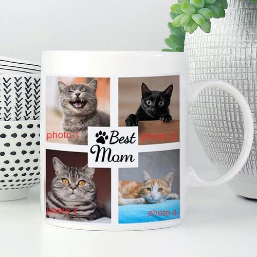 Personalized Photo Mug Cute Mother's Day Gift "Best Mom"