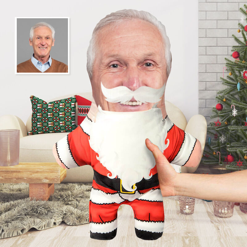 Coussin Oreiller personnalisé Père Noël pour Noël