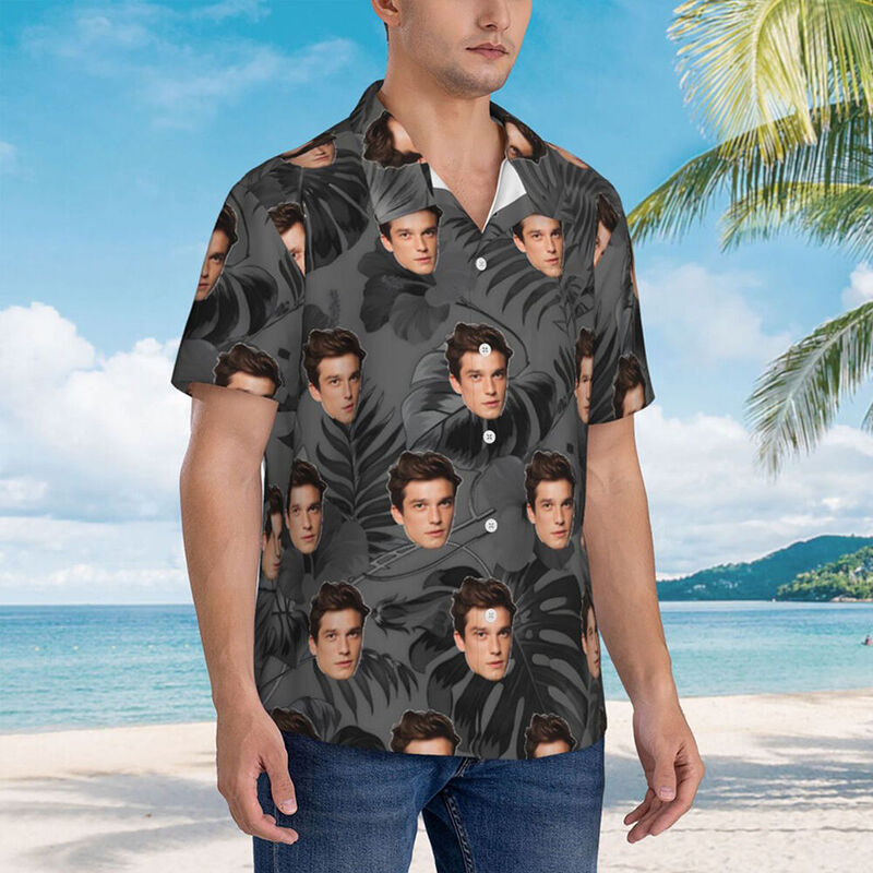 Personalized Hawaiian Shirt Funny Alcoholic Casual Beach Short Sleeve for Men