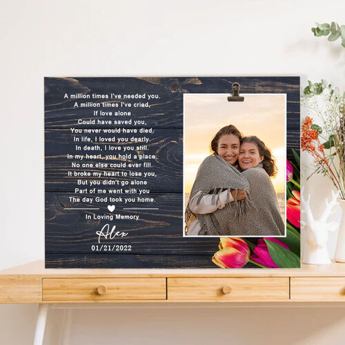Custom Remembrance Frame Mother Memorial Gifts for Mother’s Day