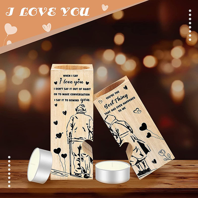 Romantic Valentine's Day Gifts Christmas Heart Candle Wife Gifts to Wife