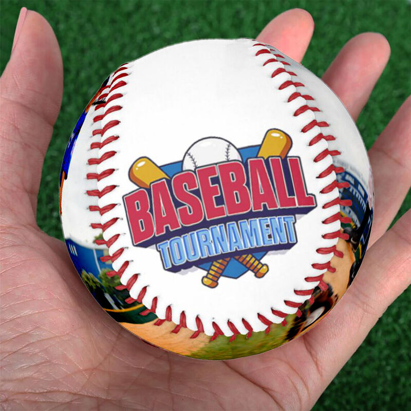 Baseball Cadeau commémoratif de tournoi de baseball personnalisé avec photos pour amis