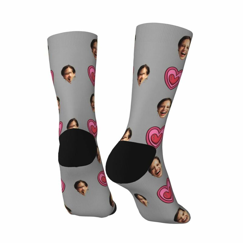 Customized Face Socks Add Photos Anniversary Gift for Couples