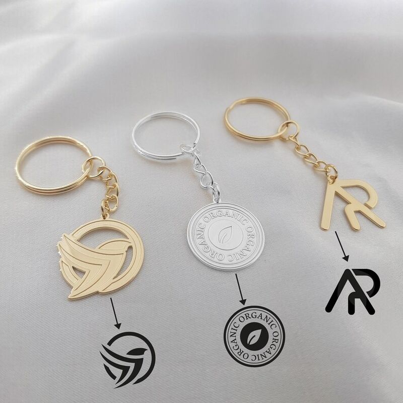 Personalized Metal Keychain With Customized Logo As A Special Gift