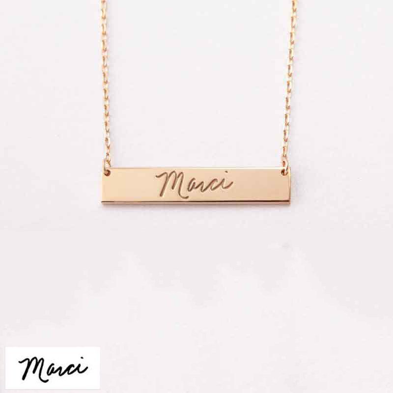 Custom Handwriting Name Necklace For Mom
