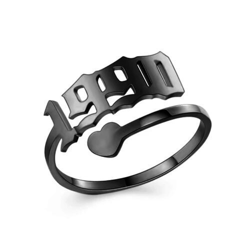 "Succeed Unremitting" Personalized Engraving Ring