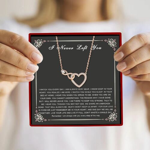 "Remember I Am Always With You Every Step Of The Way" Necklace