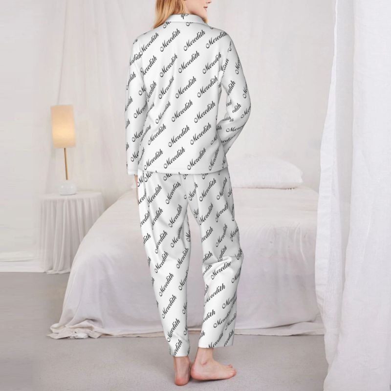 Personalisierte Pyjamas Individuelle Namen Arrangement Muster Design Ihr eigenes einzigartiges Geschenk für die Familie