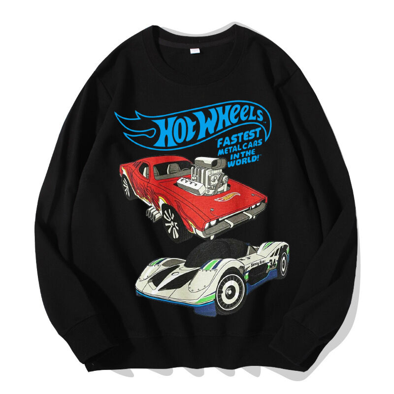 Personalized Sweatshirt Hot Wheels Fast Metal Cars Cool Printed Design Attractive Gift for Car Lovers