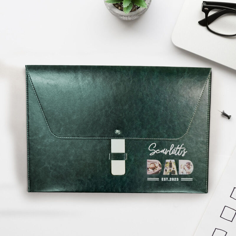 Personalized Picture Briefcase Best Gift for Dad