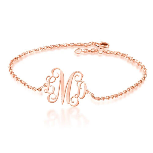 "Stand By You" Individuelles Monogramm-Armband